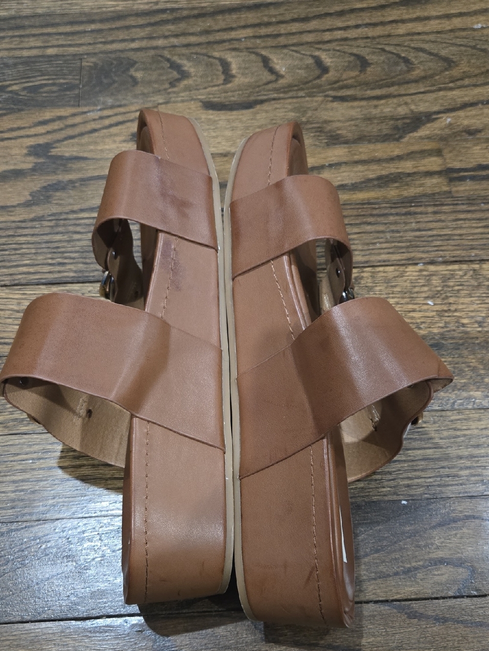 Dolce Vita Cici Platform Slides Buckle 2 Strap  Sandals - Picture 8 of 10